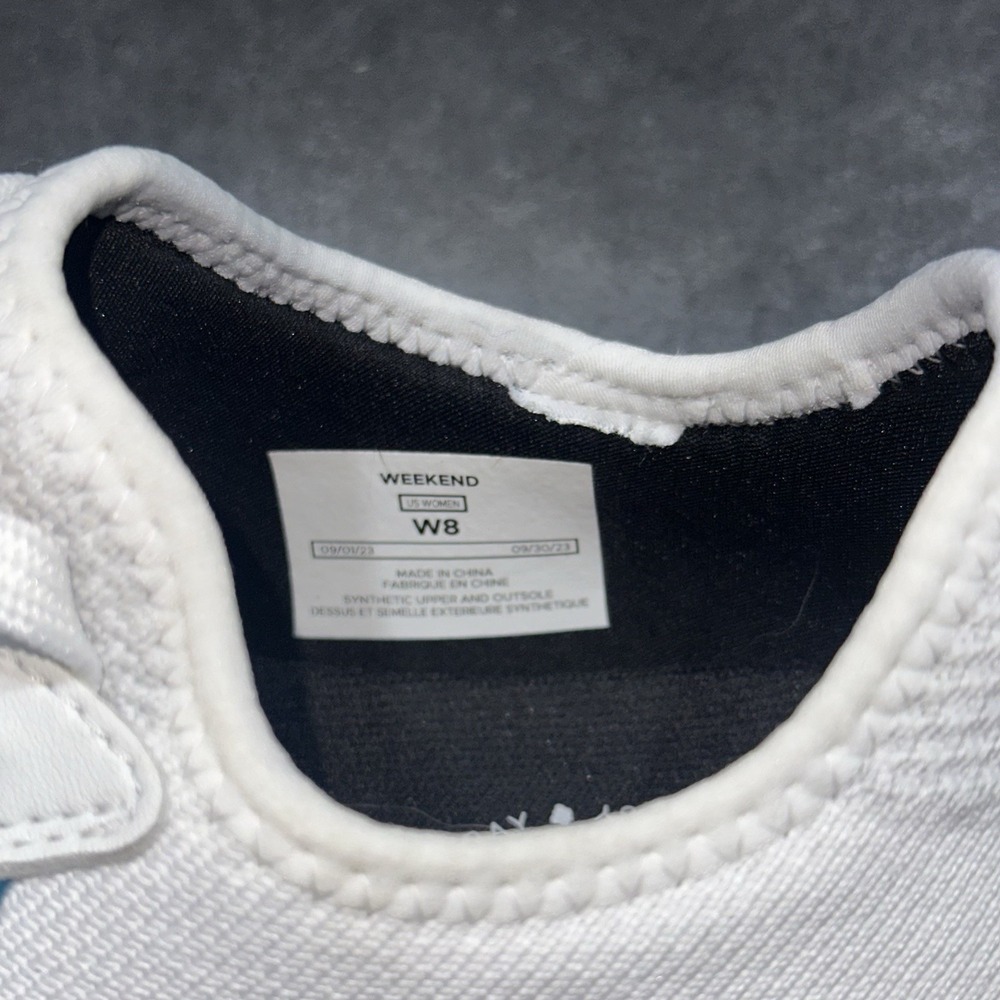 Vessi Weekend Sneaker Womens Size 8 Waterproof Shoes Marble White Spring EUC - Picture 9 of 12